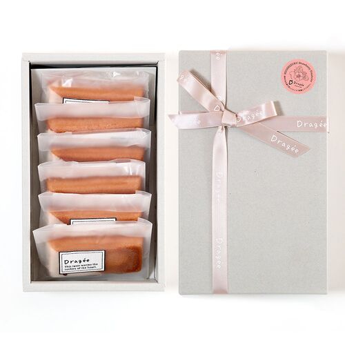 滋賀 「Dragee」 いちごのフィナンシェ 6個入BOX / 常温 送料無料 ドラジェ