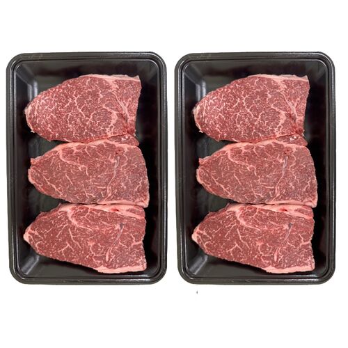 山形 米沢牛 ステーキ用（もも）6枚 計840g / 冷凍 送料無料 牛肉 黒毛和牛 国産