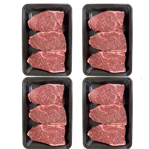 山形 米沢牛 ステーキ用（もも）12枚 計1320g / 冷凍 送料無料 牛肉 黒毛和牛 国産