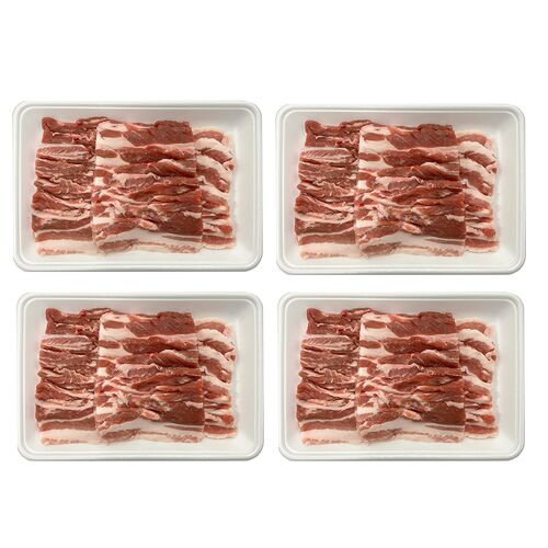 山形 天元豚 ばら焼肉用480g×4 / 冷凍 送料無料 豚肉 国産