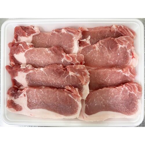 山形 天元豚 ロースとんかつ用8枚 計800g / 冷凍 送料無料 豚肉 国産