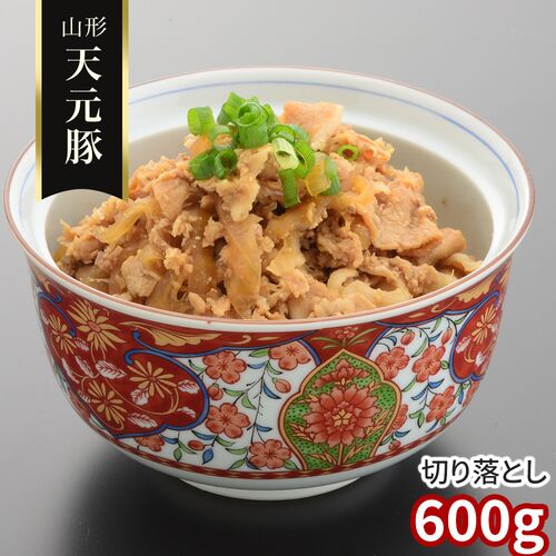 【訳あり】山形 天元豚 切り落とし600g / 冷凍 送料無料 豚肉 国産