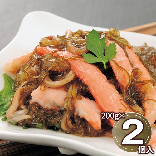 北海道かに松前漬200g×2 / 冷凍 送料無料 ズワイガニ