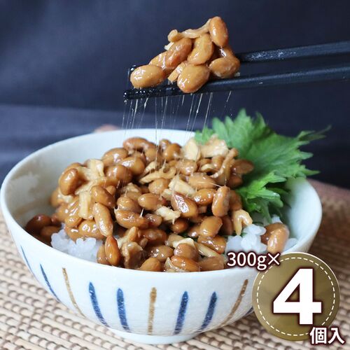 茨城 「天狗納豆」 そぼろ納豆300g 4個入 / 冷蔵 送料無料 納豆