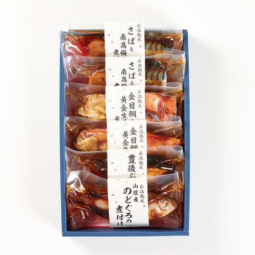 鳥取 「山陰大松」 氷温熟成 お魚惣菜ギフトセット（和の心）4種6切 / 冷凍 送料無料 詰め合わせ 煮つけ 照り焼き