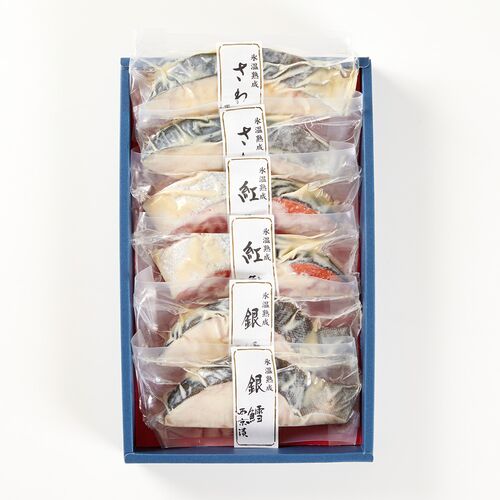 鳥取 「山陰大松」 氷温熟成 西京漬けギフトセット 6切「輝」 / 冷凍 送料無料 詰め合わせ