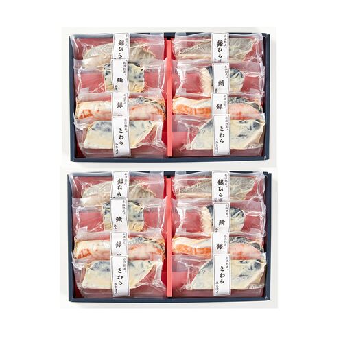 【2026.5～出荷】鳥取 「山陰大松」 氷温熟成 西京漬けギフトセット8切（×2セット） / 冷凍 送料無料 詰め合わせ