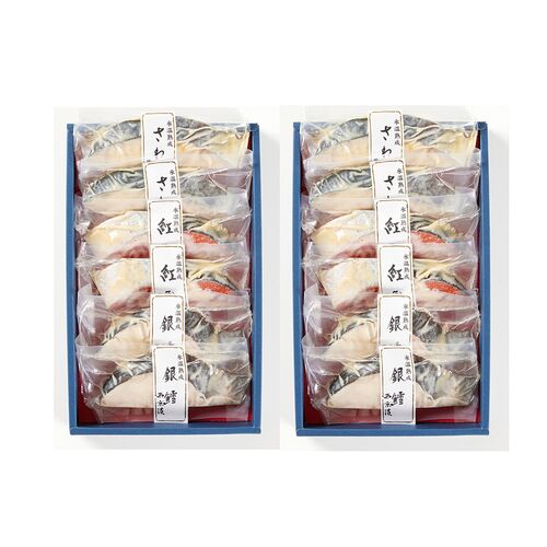鳥取 「山陰大松」 氷温熟成 西京漬けギフトセット 6切「輝」（×2セット） / 冷凍 送料無料 詰め合わせ