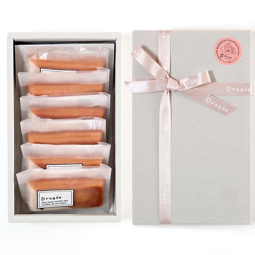 滋賀 「Dragee」 いちごのフィナンシェ 6個入BOX / 常温 送料無料 ドラジェ