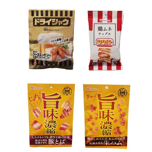 【父の日】【ポスト投函】日本ハム 父の日ドライシャウ・旨味凝縮おつまみ4点セット / 常温 送料無料 おつまみ セット