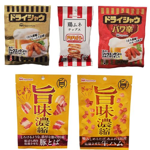 【父の日】【ポスト投函】日本ハム 父の日ドライシャウ・旨味凝縮おつまみ5点セット / 常温 送料無料 おつまみ セット シャウエッセン