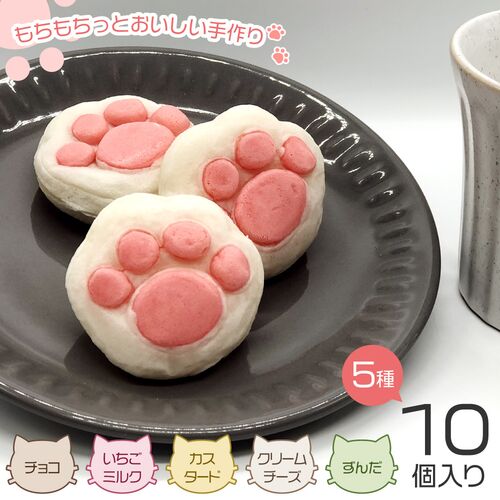 こねこのしおちゃん10個入り / 冷凍 送料無料 お菓子 ねこ 猫 ギフト
