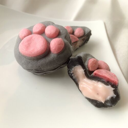 くろねこのしおちゃん10個入り / 冷凍 送料無料 お菓子 ねこ 猫 ギフト