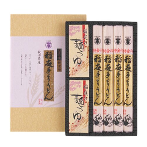古峯堂 稲庭うどんギフト 特金印160g×4・つゆ×8 / 常温 送料無料 うどん ギフト