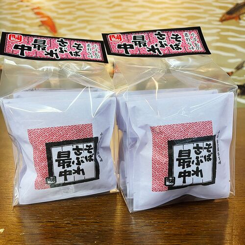 【倉入れ】そばサブレ最中5袋入り（ケース入数：10,ロット：1） / 常温 送料無料 サブレ お菓子 仕入れ