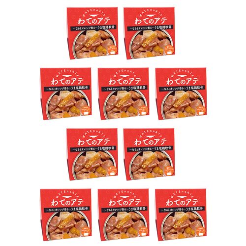 ワテのアテ～なるとオレンジ香る旨塩軟骨～ 10缶セット / 常温 送料無料 おつまみ 缶詰 淡路島