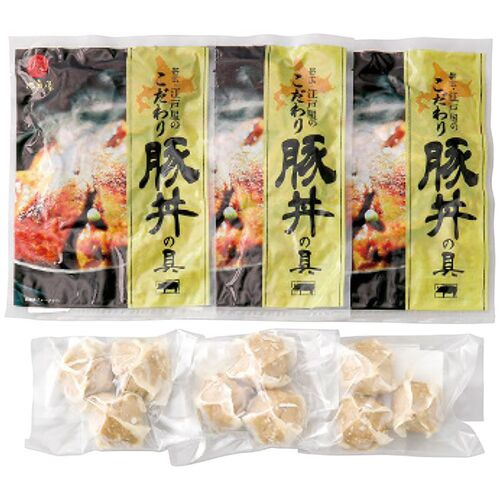 【お中元】豚丼の具・豚肉しゅうまい各3個≪供給期間：2026/6/16～2026/8/3≫ / 冷凍 送料無料 豚丼 焼売 シューマイ 詰め合わせ セット