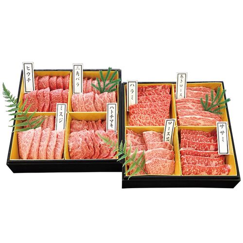 【お中元】近江牛 焼肉極八景≪供給期間：2026/6/16～2026/8/3≫ / 冷凍 送料無料 牛肉 詰め合わせ セット
