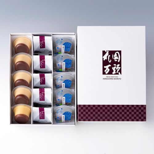 【お中元】東京・新宿 「花園万頭」 花園涼菓詰合せ《お届け期間：2026年6月15日～2026年8月8日》 / 常温 送料無料 詰め合わせ セット