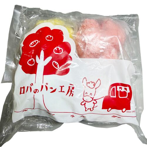 【倉入れ】冷凍ロバのパン4個入り（ケース入数：15,ロット：1） / 冷凍 送料無料 蒸しパン セット 仕入れ