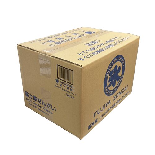 富士家ぜんざい 24個入り / 冷凍 送料無料 かき氷 氷菓 アイス 沖縄