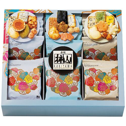 【お中元】赤坂柿山 ななこ 夏 NKN-50≪供給期間：2026/6/16～2026/8/3≫ / 常温 送料無料 あられ おかき 詰め合わせ セット