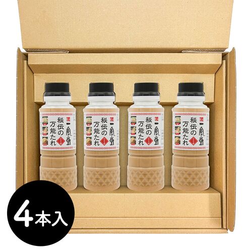 【上代厳守】一風堂秘伝の万能たれ とんこつ味4本セット / 常温 送料無料 スープ