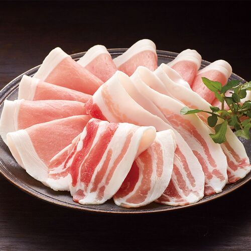 鹿児島黒豚ロース肩しゃぶしゃぶ 250g×2P / 冷凍 送料無料 豚肉 国産