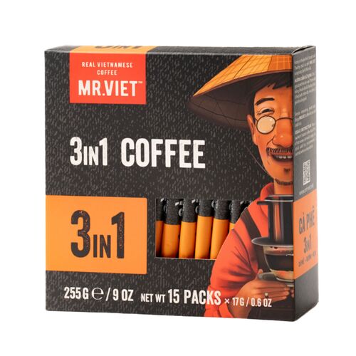 [5箱セット]スティックコーヒー｜MR.VIET 3in1COFFEE（甘いカフェオレ ） / 常温 送料無料 インスタント コーヒー ベトナム