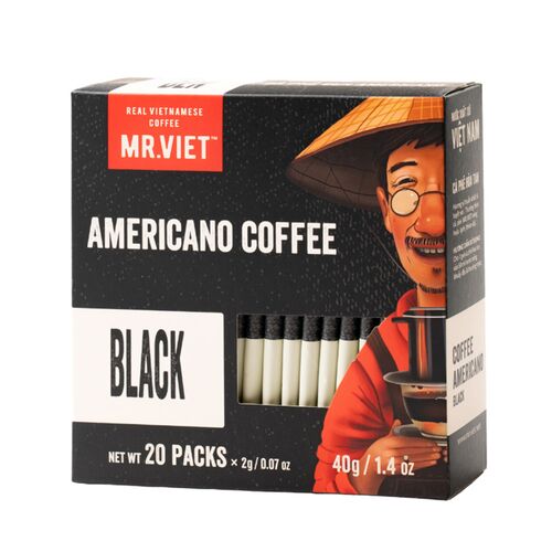 [5箱セット]スティックコーヒー｜MR.VIET AMERICANO（無糖ブラックコーヒー） / 常温 送料無料 インスタント コーヒー ベトナム
