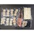 海鮮つみれ鍋（かに入つみれ×6個、えび入つみれ×6個、とりごぼうつみれ×6個、たこ入つみれ×6個、ボイル海老×6尾、ボイル帆立×3個、ボイルつぶ×1袋、ツボ抜きいか×1尾、冷凍うどん×1玉、たれ(濃縮：醤油仕立て)×2袋） / 冷凍 送料無料 鍋セット