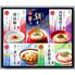 【お中元】奈良 「池利」 5種の味わい三輪素麺 一膳仕立（鯛素麺、肉味噌担々素麺、南高梅素麺、夏野菜素麺、冷やしカレー素麺×各1）《お届け期間：2026年6月15日～2026年8月8日》 / 常温 送料無料 そうめん 詰め合わせ セット